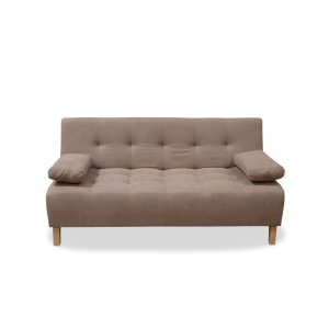 Sofacama Egli 3 Posiciones Reclinable Camel + 2 Cojines